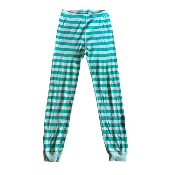 Hanna Andersson x Disney Green Stripe  Pajama Pants Girl's Size 8 - Picture 1 of 5